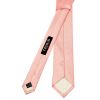 Plain Salmon Peach Silk Skinny Boys Tie