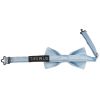 Pre Tied Light Blue Satin Boys Bow Tie Age 4-7