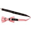 Plain Blush Rose Satin Handmade Mens Bow Tie