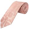 Rose Gold Paisley Classic Men's Tie and Pocket Square Set