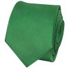 Plain Emerald Green Satin Boys Tie