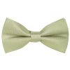Pre Tied Sage Green Silk Boys Bow Tie Age 4-7