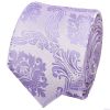 Lilac Paisley Skinny Boys Tie