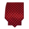 Red and White Polka Dot Skinny Boys Tie
