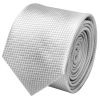 Silver Diamond Skinny Men's Tie