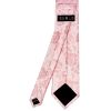 Rose Flower Classic Men's Tie and Pocket Square Set