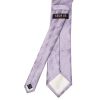 Mens Lilac Textured Stripe Silk Classic Tie Pocket Square and Cufflinks Box Set