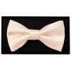 Plain Blush Handmade Mens Bow Tie