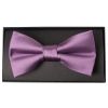 Plain Light Mauve Mens Bow Tie