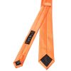 Burnt Orange Satin Skinny Men's Tie