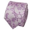 Lilac Floral Skinny Men's Tie