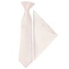Pre Tied Blush Polka Dot Boys Tie and Pocket Square Set Age 4-7