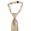 Pre Tied Champagne and White Polka Dot Boys Tie and Pocket Square Set Age 4-7