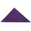 Purple Twill Silk Pocket Square